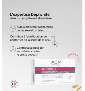 Dépiwhite – Complément Alimentaire, 30 comprimés