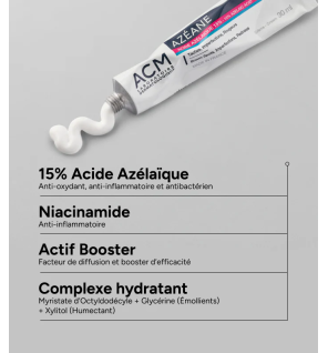 Azéane – Crème acide azélaïque 15 %, 30 ml