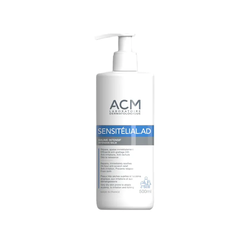 Sensitelial – AD Baume intensif visage et corps, 500 ml