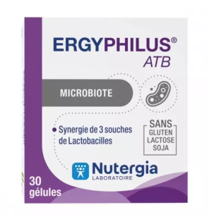 Nutergia – Ergyphilus ATB Complément Alimentaire Flore Intestinale, 30 gélules