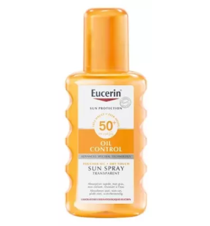 Eucerin – Sun Protection Oil Control Spray Transparent SPF50, 200 ml