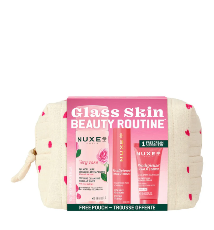 Nuxe – Glass Skin Beauty Routine routine hydratante éclat, trousse