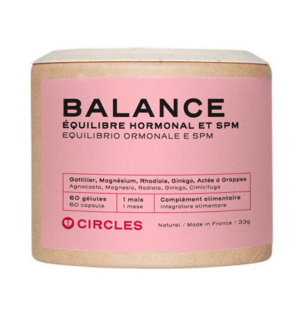 Circles – Balance Équilibre Hormonal et SPM, 60 gélules