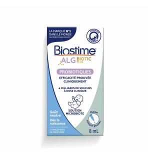 Biostime – Alg-Biotic+ Probiotiques bébé goût neutre, 8 ml