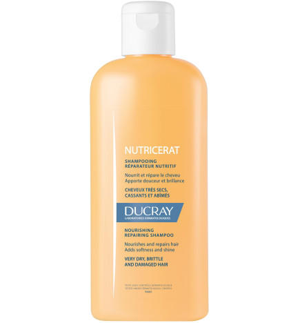Ducray – Nutricérat shampooing réparateur nutritif cheveux secs fragiles et cassants, 200 ml