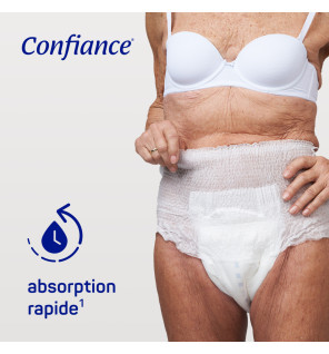 Hartmann – Confiance Mobile 8 gouttes slip absorbant taille S, 14 unités