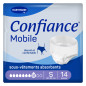 Hartmann – Confiance Mobile 8 gouttes slip absorbant taille S, 14 unités