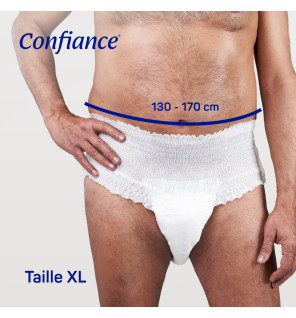 Hartmann – Confiance Mobile 8 gouttes slip absorbant taille XL, 14 unités