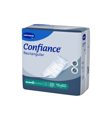 Hartmann – Confiance Rectangular 5 gouttes protection droite, 28 unités