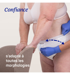 Hartmann – Confiance Elastic change complet 9 gouttes taille L, 14 unités