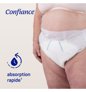 Hartmann – Confiance Elastic change complet 10 gouttes taille XL, 14 unités