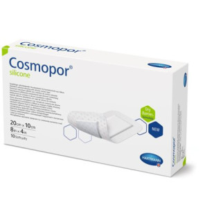Hartmann – Cosmopor Silicone pansement adhésif stérile, 20 x 10 cm (boîte de 10)
