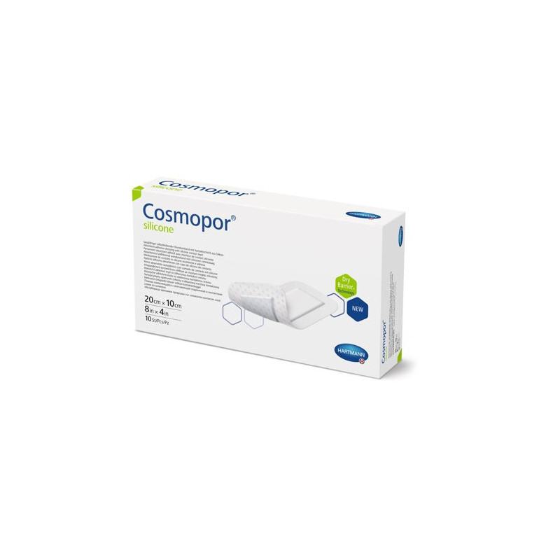 Hartmann – Cosmopor Silicone pansement adhésif stérile, 20 x 10 cm (boîte de 10)