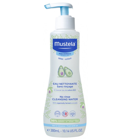 Mustela – Eau nettoyante sans rinçage à l’avocat, 300 ml