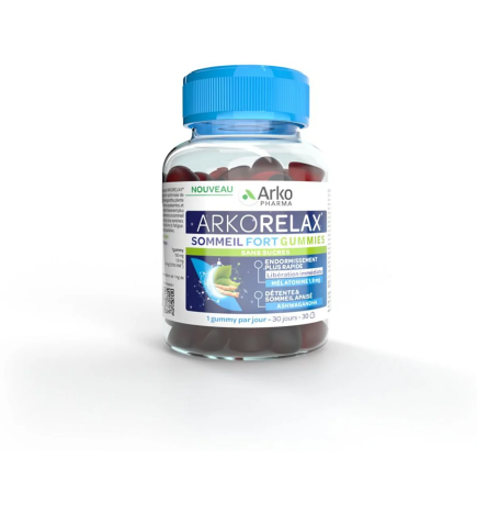 Arkopharma – Arkorelax Sommeil Fort gummies, 30 gummies