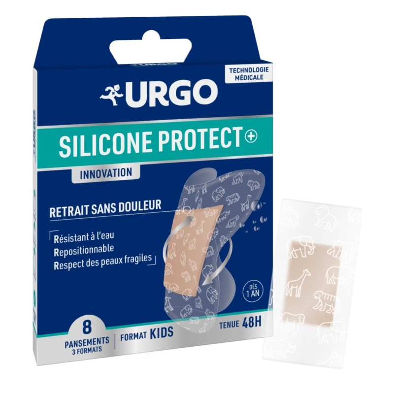 Urgo – Silicone Protect Pansements Kids, 8 pansements