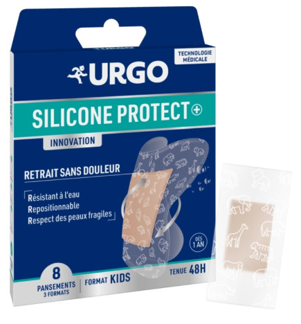 Urgo – Silicone Protect Pansements Large, 8 pansements