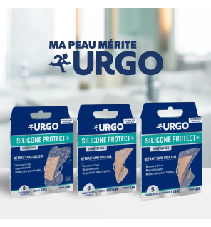 Urgo – Silicone Protect Pansements Large, 5 pansements