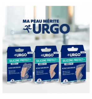 Urgo – Silicone Protect Pansements Medium 2 formats, 8 pansements