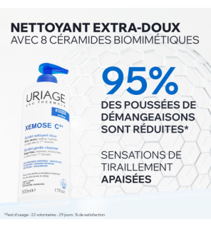 Uriage – Xémose C8+ Syndet Nettoyant Doux, 500 ml