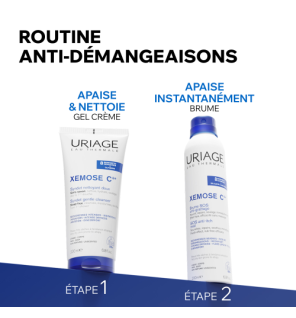 Uriage – Xémose C8+ Syndet Nettoyant Doux, 500 ml