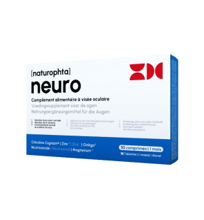 Naturophta Neuro – Complément alimentaire vision et système nerveux, 90 comprimés