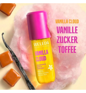 Weleda – Vanilla Cloud brume parfumée corps et cheveux, 95 ml