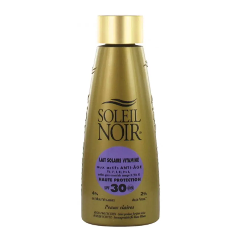 Soleil Noir – Lait vitaminé haute protection SPF30, 150 ml Soleil Noir – Lait vitaminé haute protection SPF30, 150 ml