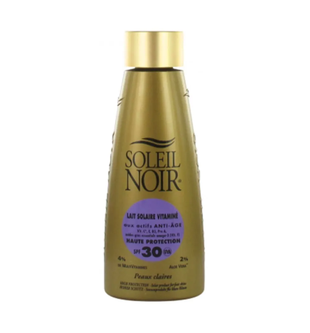 Soleil Noir – Lait vitaminé haute protection SPF30, 150 ml