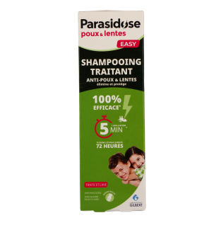 Parasidose – Shampoing 2 en 1 anti-poux, 100 ml