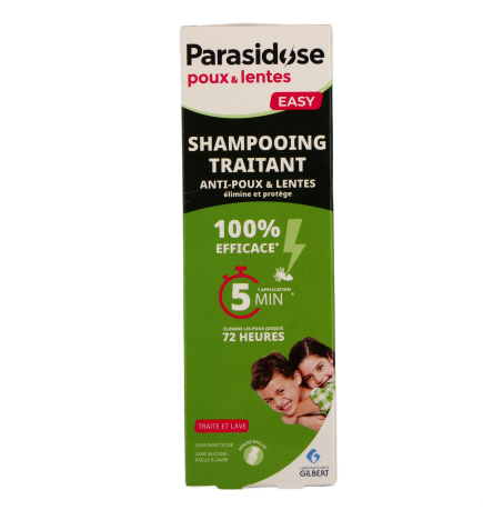 Parasidose – Shampoing 2 en 1 anti-poux, 100 ml