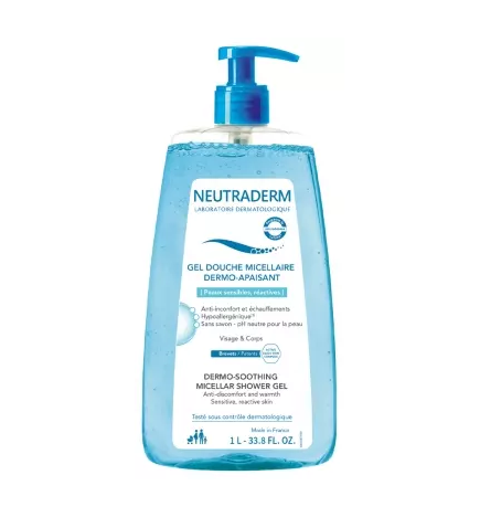 Neutraderm – Gel douche micellaire dermo-protecteur, 1 L