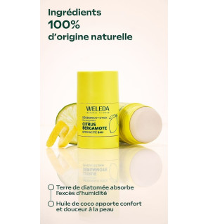 Weleda –  Recharge déodorant stick citrus bergamote, 50 g