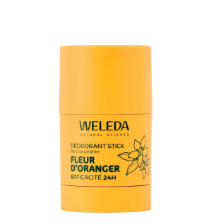 Weleda – Déodorant stick rechargeable fleur d’oranger, 50 g