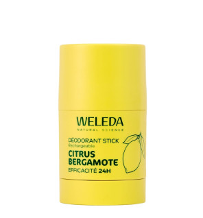 Weleda – Déodorant stick rechargeable citrus bergamote, 50 g