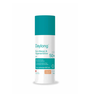 Daylong – fluide teinté visage clair à moyen SPF50+, 50 ml