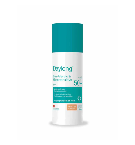 Daylong – fluide teinté visage clair à moyen SPF50+, 50 ml