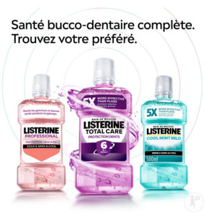 Listerine – Total Care bain de bouche, 80 ml