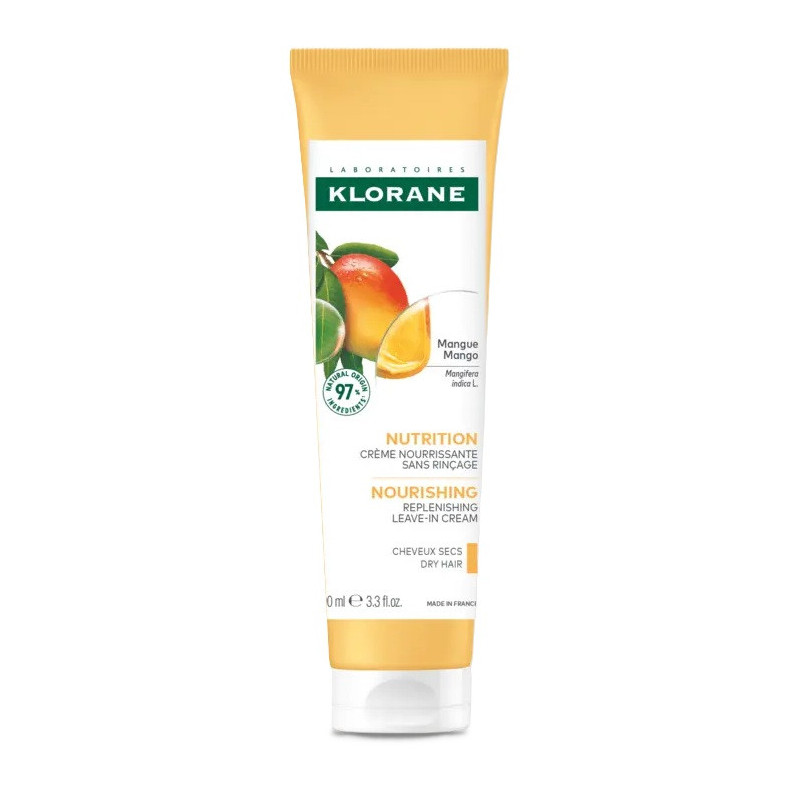 Klorane – Crème nourrissante sans rinçage Nutrition, 100 ml Klorane – Crème nourrissante sans rinçage Nutrition, 100 ml