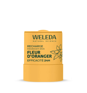 Weleda – Recharge Déodorant Stick Fleur d'Oranger, 50 g