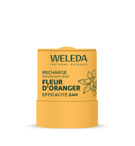 Weleda – Recharge Déodorant Stick Fleur d'Oranger, 50 g