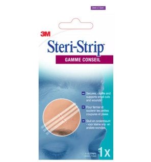 3M – Steri-Strip Sutures adhésives 6 x 75 mm, 3 bandelettes
