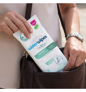 Waterwipes – Lingettes nettoyantes intime Light, 30 lingettes