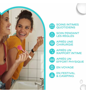 Waterwipes – Lingettes intimes Sensitive, 10 lingettes