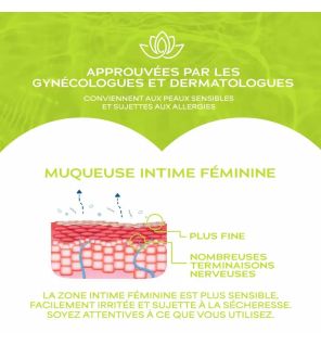 Waterwipes – Lingettes intimes Fraîcheur, 10 lingettes