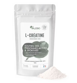 Valebio – L-Créatine, sachet 180 g