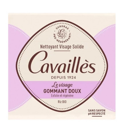 Cavaillès – Nettoyant visage solide Gommant Doux, 70 g