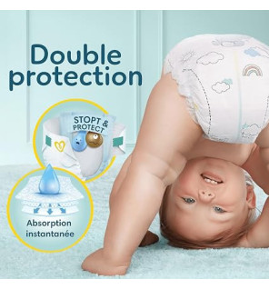 Pampers – Couches Premium Protection taille 3, 6 à 10 kg