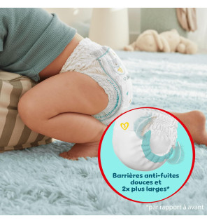 Pampers – Couches-culottes Premium Pants taille 4, 9 à 15 kg, 31 couches