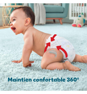 Pampers – Couches-culottes Premium Pants taille 4, 9 à 15 kg, 31 couches